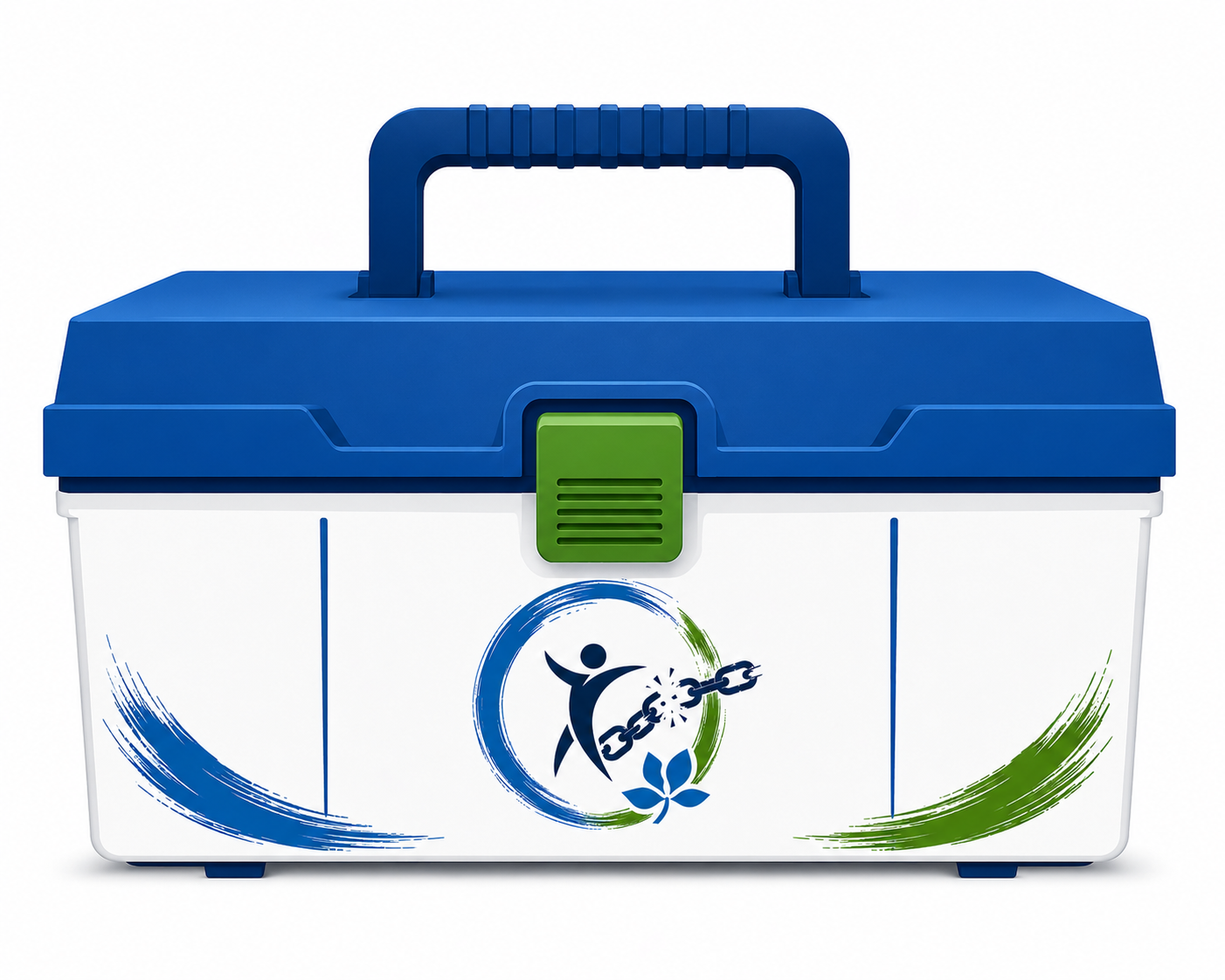 Illustration of a toolbox representing coaching tools and resources.